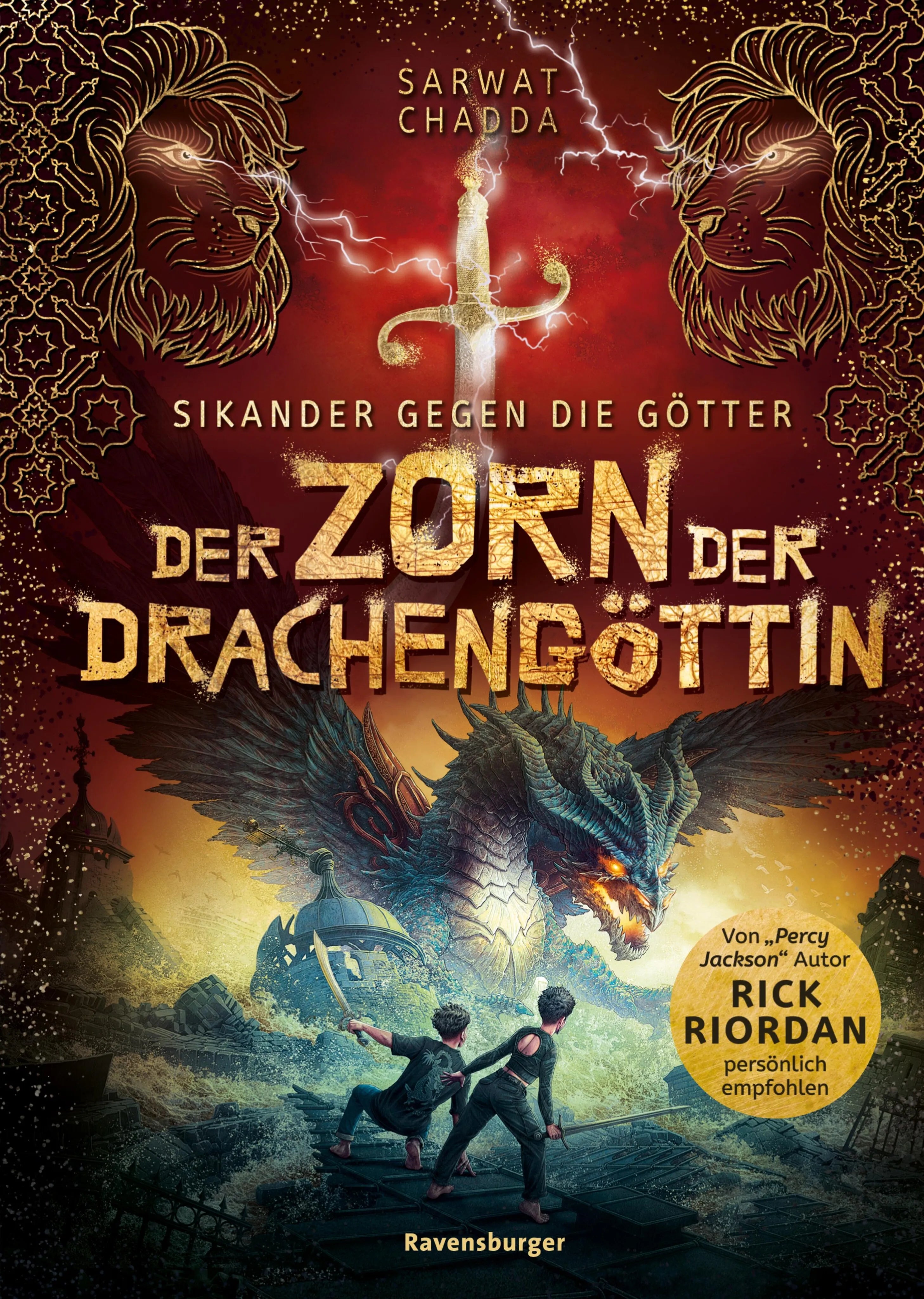 Cover: Sikander gegen die Götter, Band 2: Der Zorn der Drachengöttin (E-Book) von Sarwat Chadda