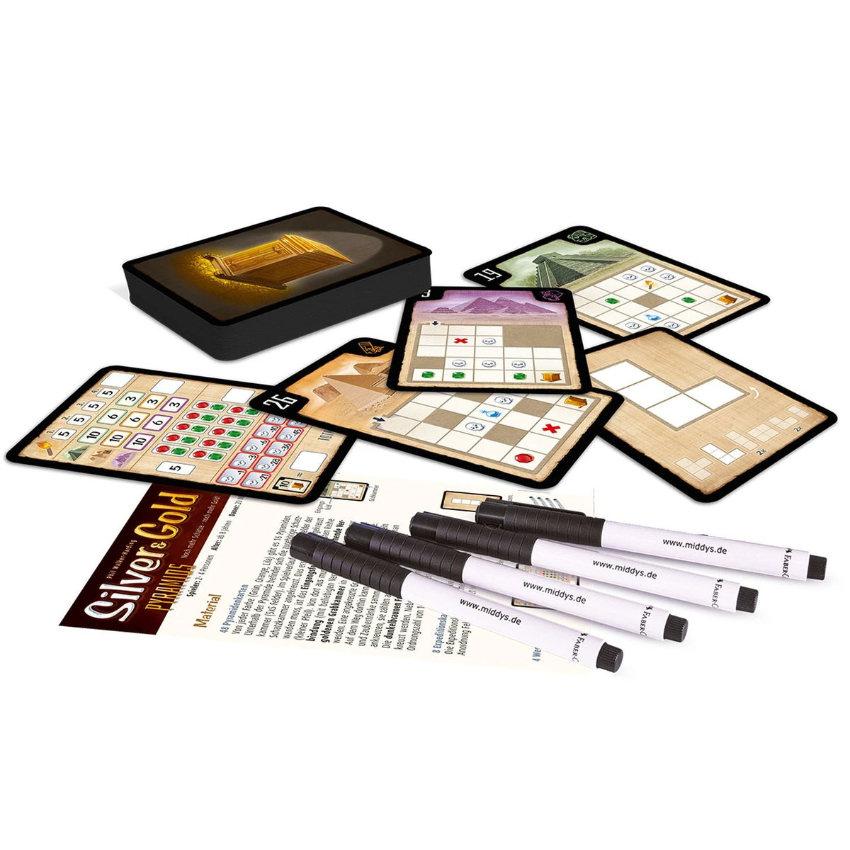 Silver & Gold Pyramids - das Spiel für endlos viele Abenteuer – Ansicht