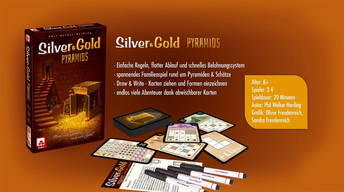 Silver & Gold Pyramids - das Spiel für endlos viele Abenteuer – Ansicht