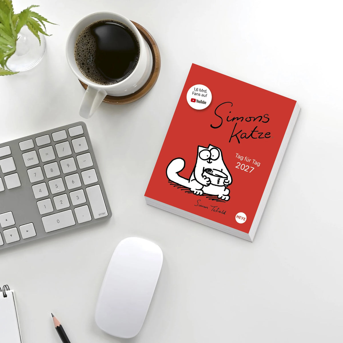 Simons Katze Tagesabreißkalender 2027 – Ansicht
