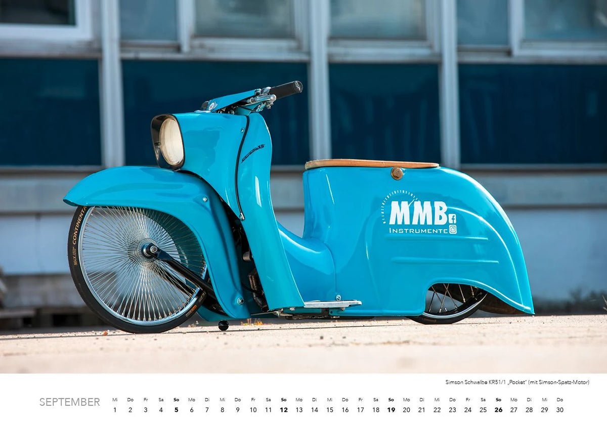 Simson Schwalbe 2027 Kalender – Ansicht