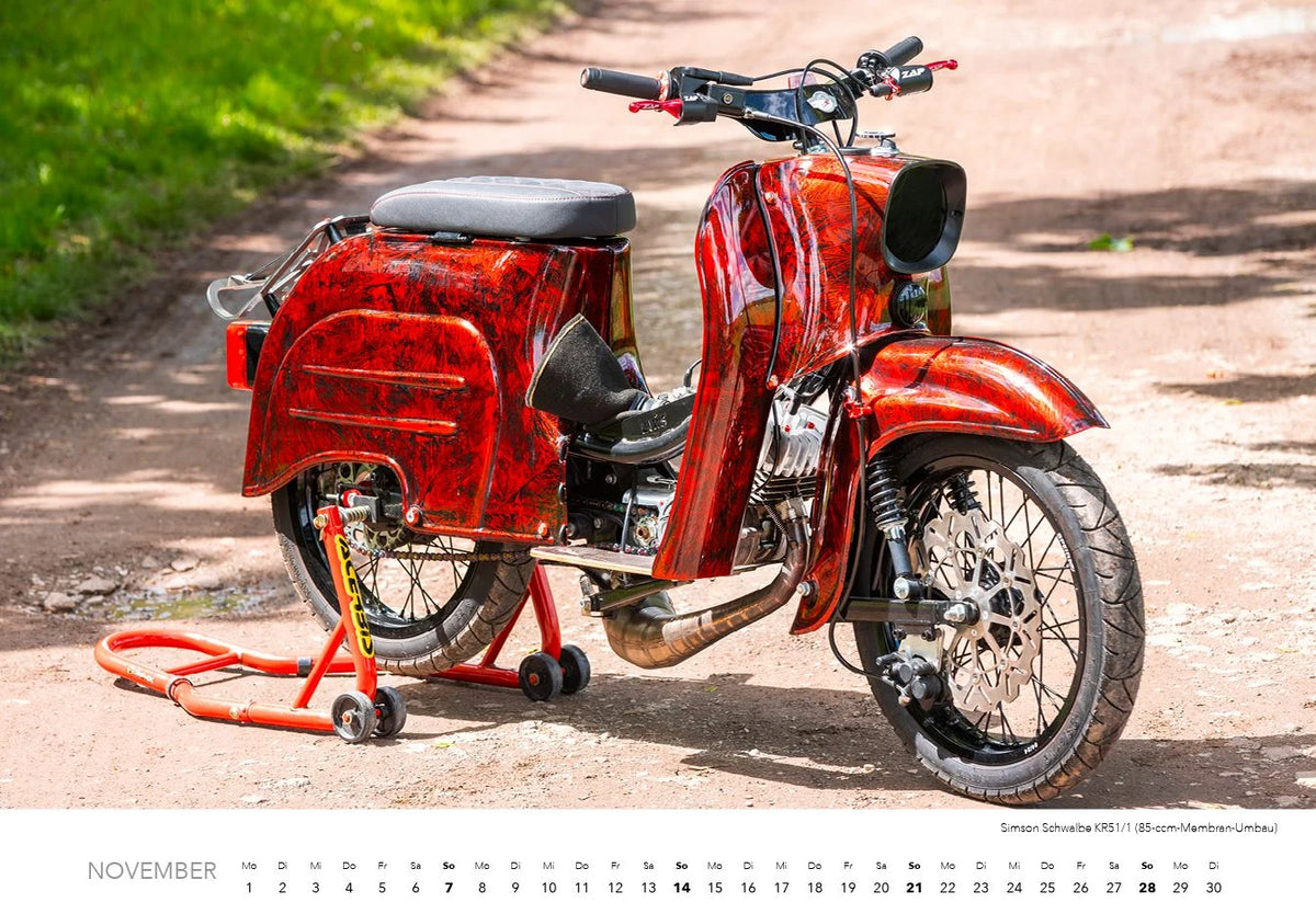 Simson Schwalbe 2027 Kalender – Ansicht