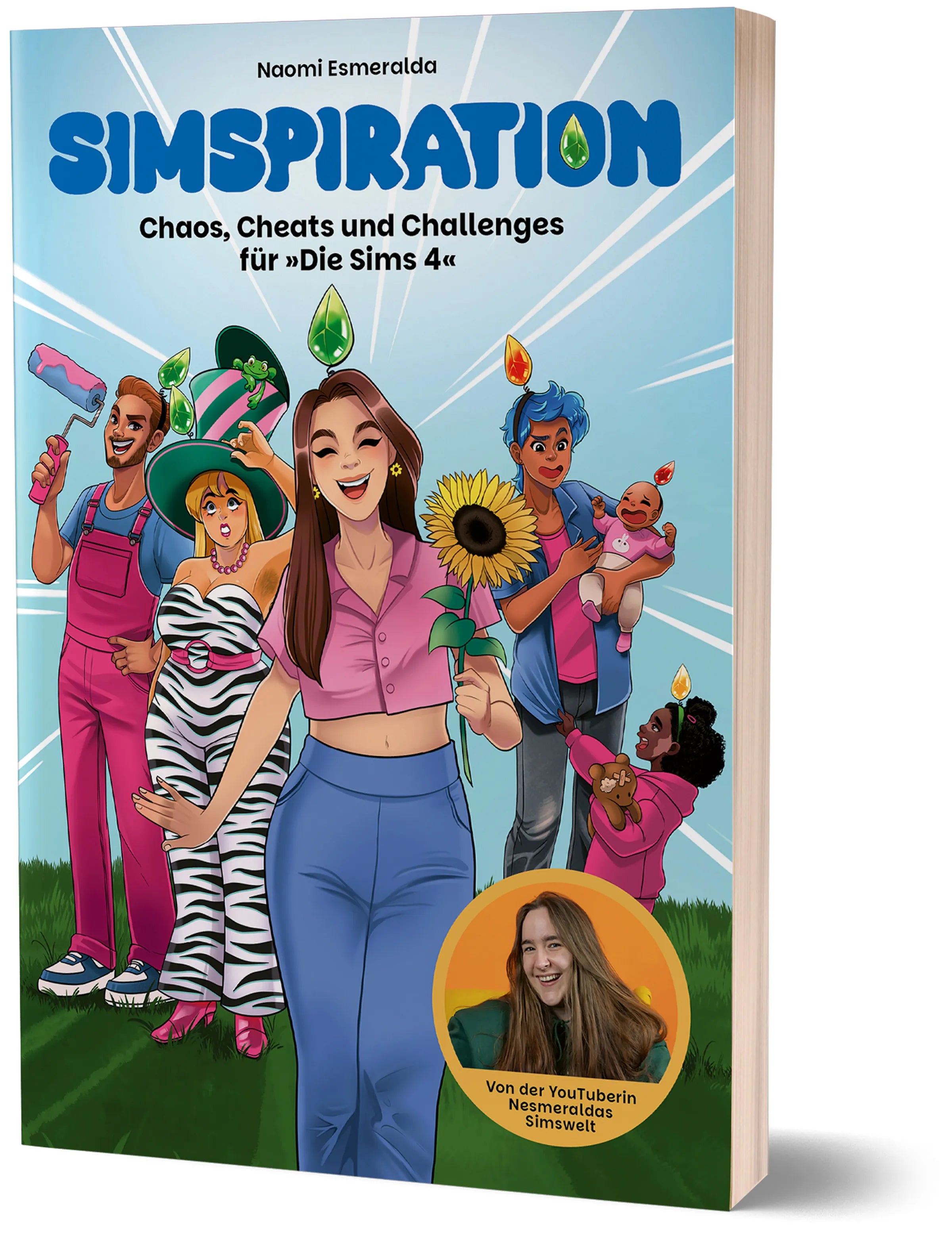 Buchcover von 'Simspiration' - Paperback von Nesmeraldas Simswelt