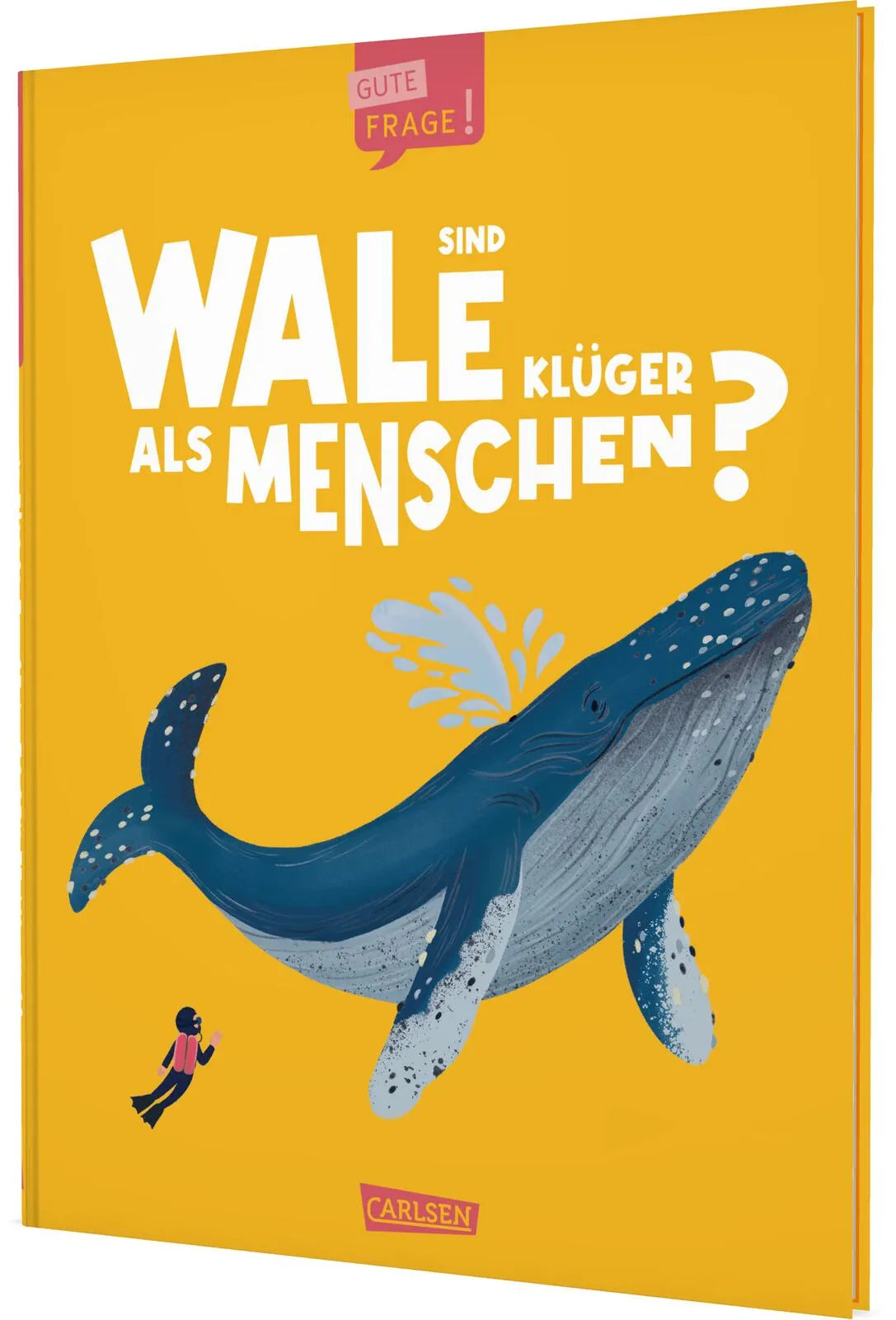 Buchcover von 'Sind Wale klüger als Menschen?' - Gebundene Ausgabe von Eliza Jeffery