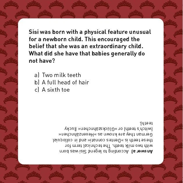 Sisi-Quiz (zweisprachig englisch / deutsch) – Ansicht