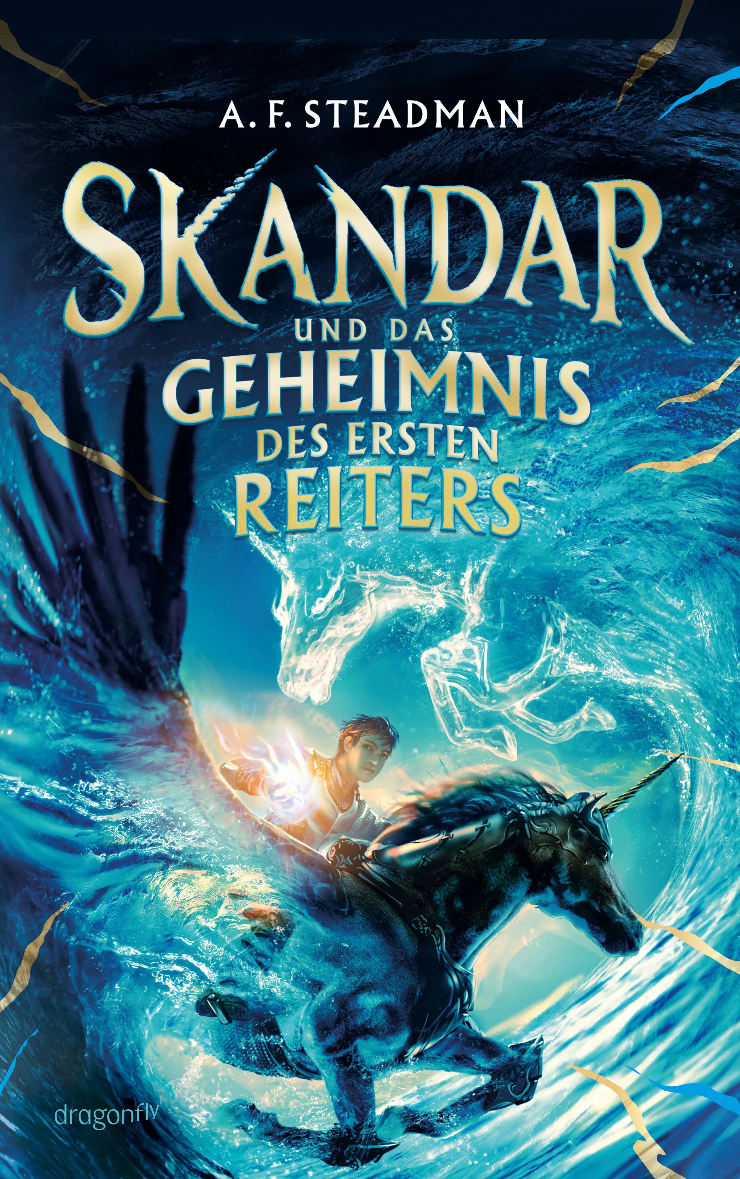 Buchcover von 'Skandar und das Geheimnis des Ersten Reiters' - Paperback von A. F. Steadman