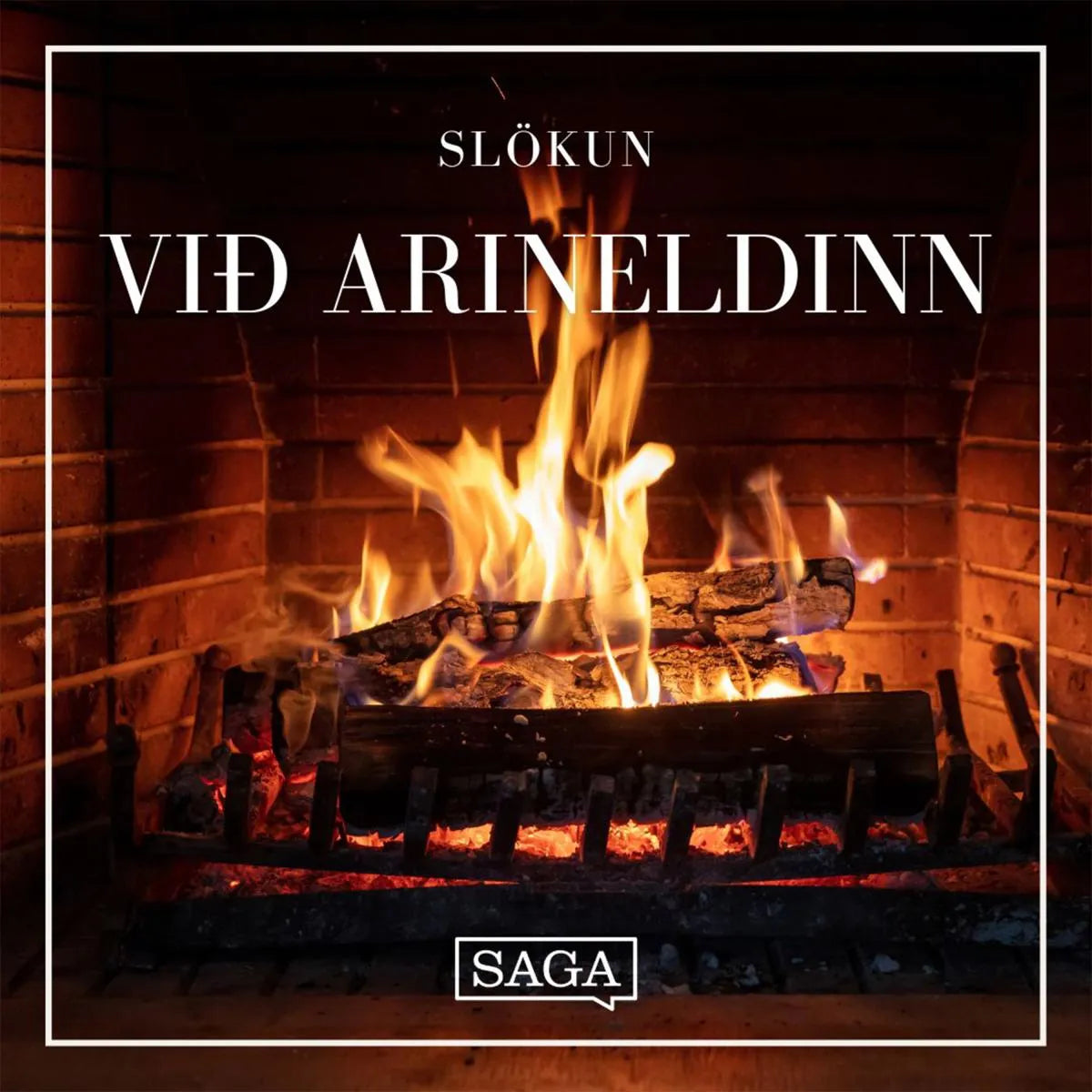 Cover: Slökun við arineldinn (Hörbuch Download) von Rasmus Broe