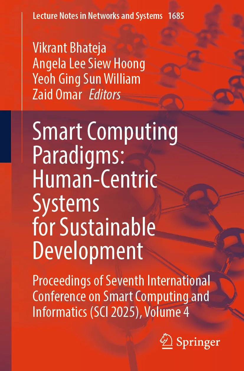 Cover: Smart Computing Paradigms: Human-Centric Systems for Sustainable Development (E-Book)