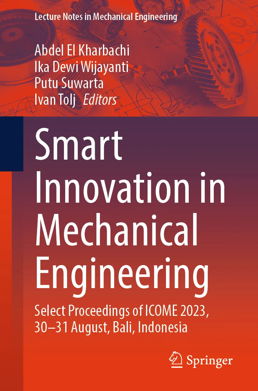 Cover: Smart Innovation in Mechanical Engineering (E-Book)