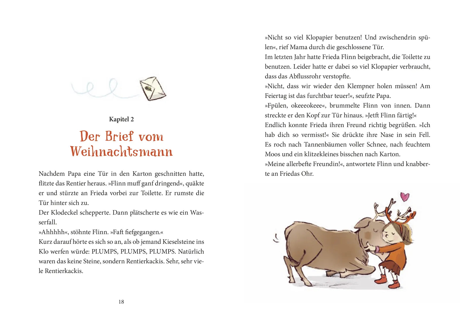 Produktansicht: Es düst ein Rentier durch den Schnee (Gebundene Ausgabe)