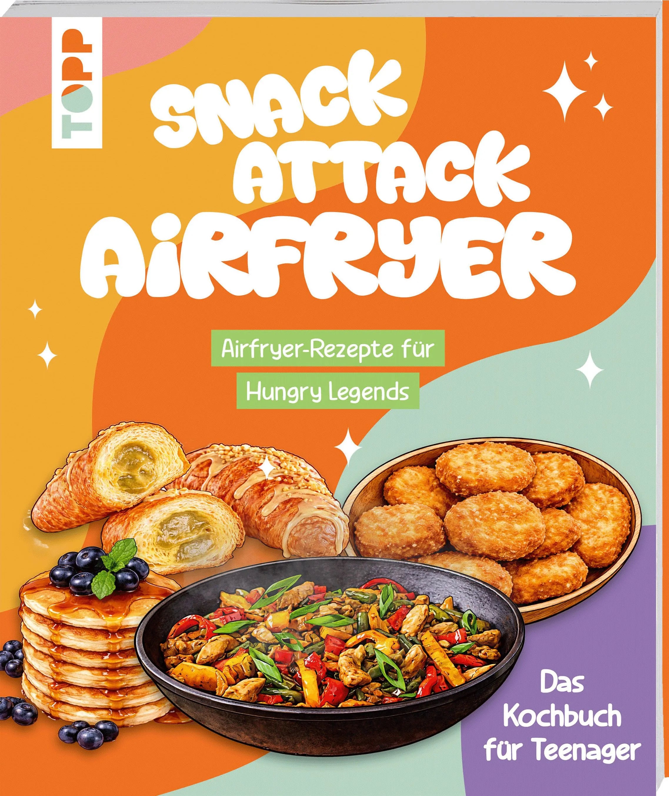 Cover: Snack Attack Airfryer. Airfryer-Rezepte für Hungry Legends (Taschenbuch) von Tom Grimm