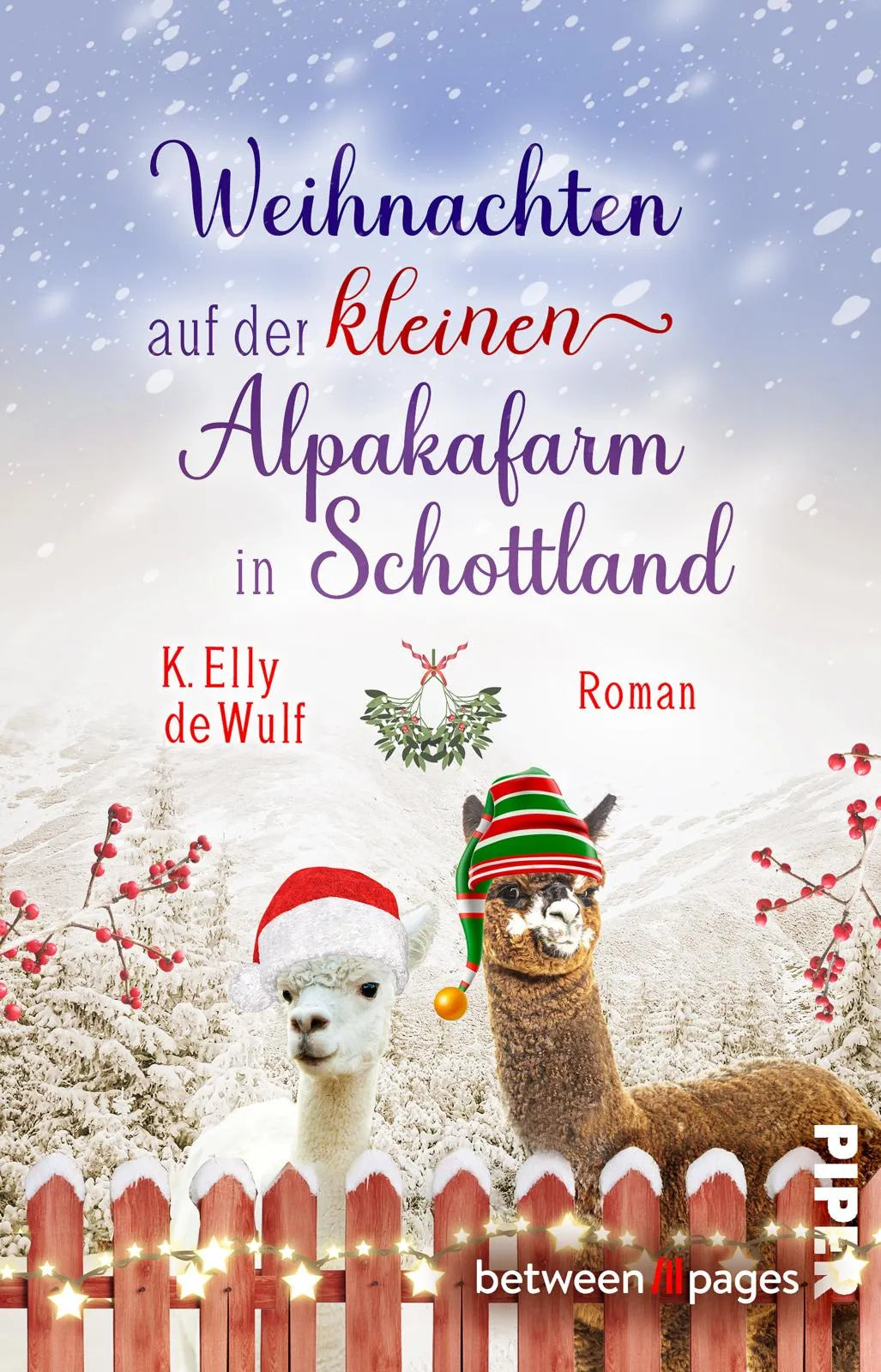 Buchcover von 'Snowy Skye – Weihnachten auf der kleinen Alpakafarm in Schottland' - Taschenbuch von K. Elly de Wulf