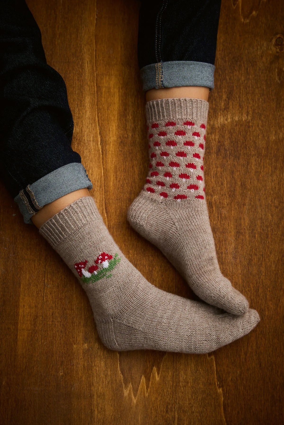 Detailansicht: Socken stricken durch das Jahr (Hardcover)