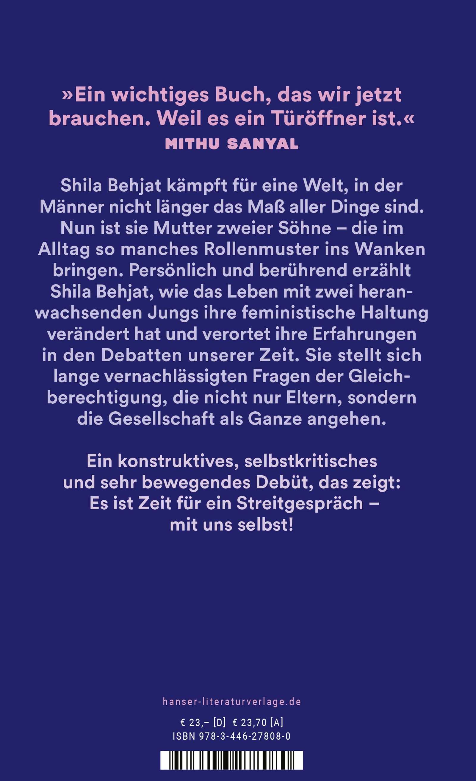 Shila Behjat - Söhne großziehen als Feministin