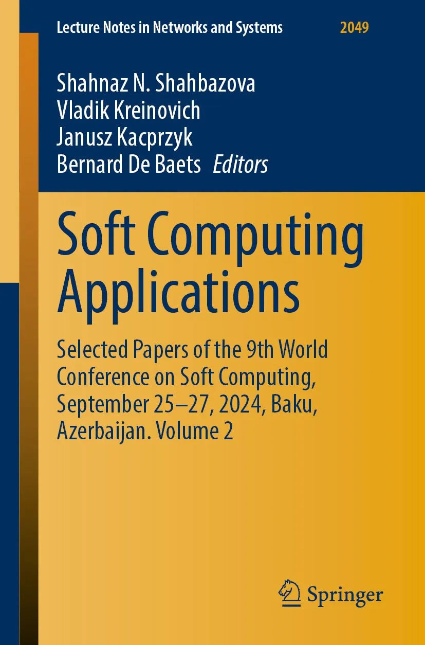 Cover: Soft Computing Applications (E-Book) von Shahnaz N. Shahbazova