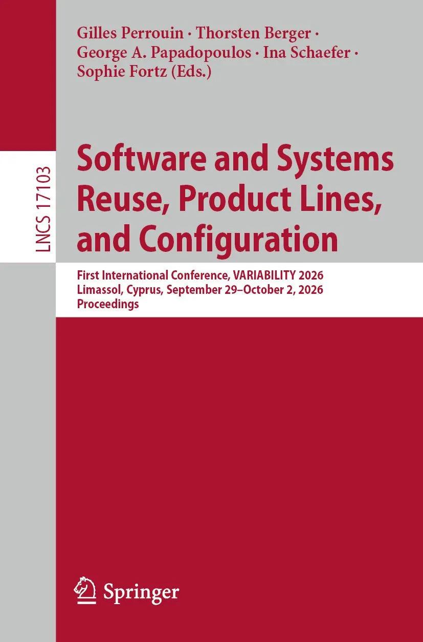 Cover: Software and Systems Reuse, Product Lines, and Configuration (E-Book) von Gilles Perrouin
