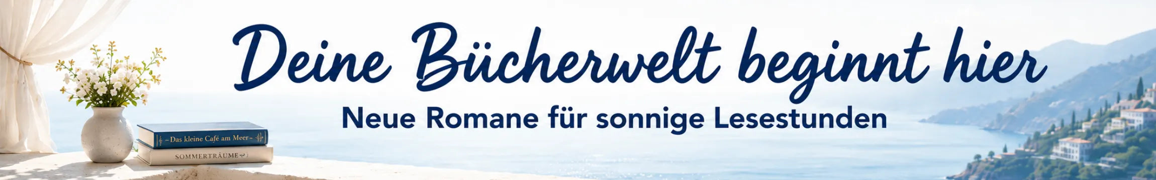 Sommerbücher und neue Romane für sonnige Lesestunden bei CineBuch entdecken