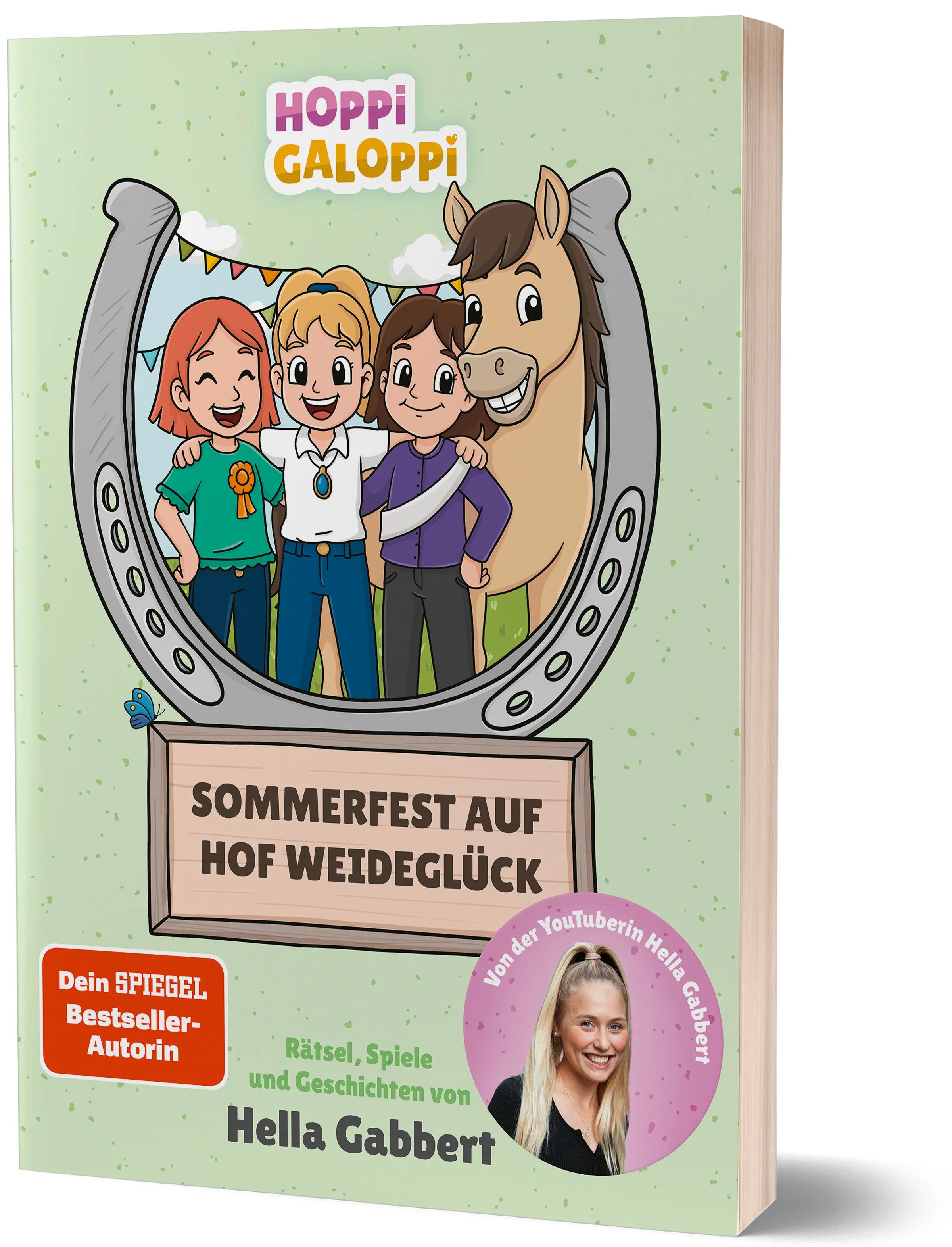 Buchcover von 'Sommerfest auf Hof Weideglück' - Paperback von Hella Gabbert