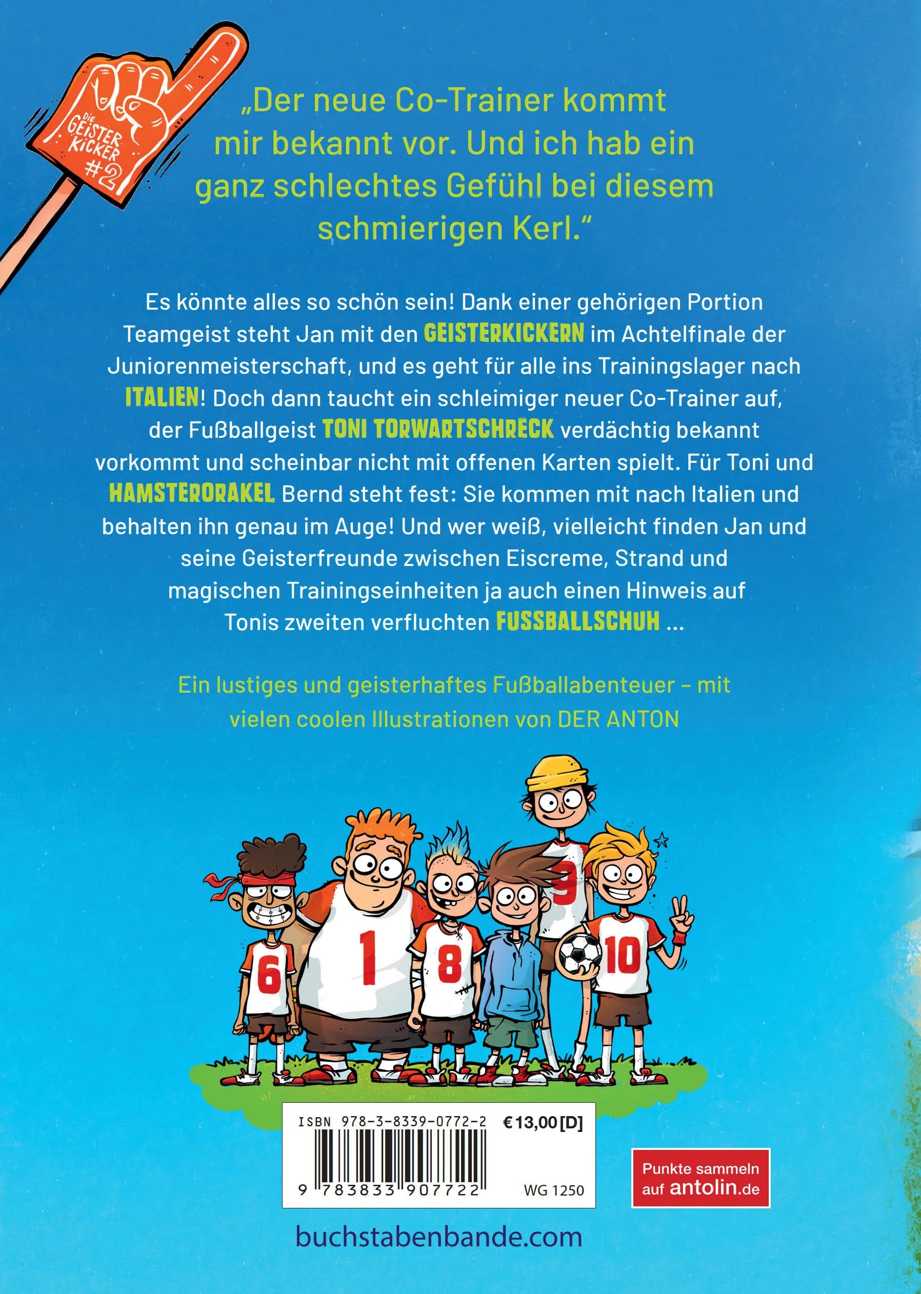Produktansicht: Die Geisterkicker - Falsches Spiel und Eis am Stiel (Gebundene Ausgabe)