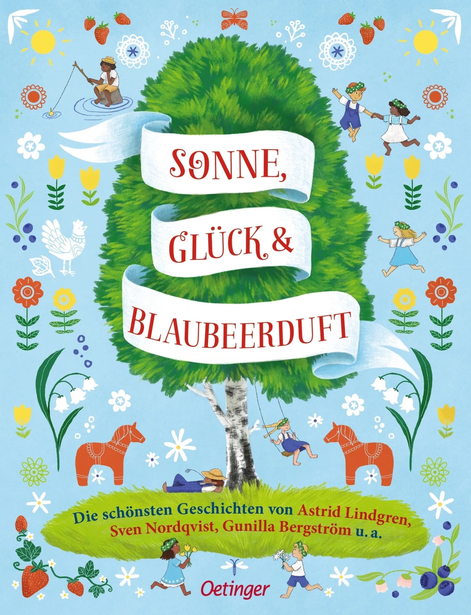 Buchcover von 'Sonne, Glück und Blaubeerduft' - Gebundene Ausgabe von Astrid Lindgren