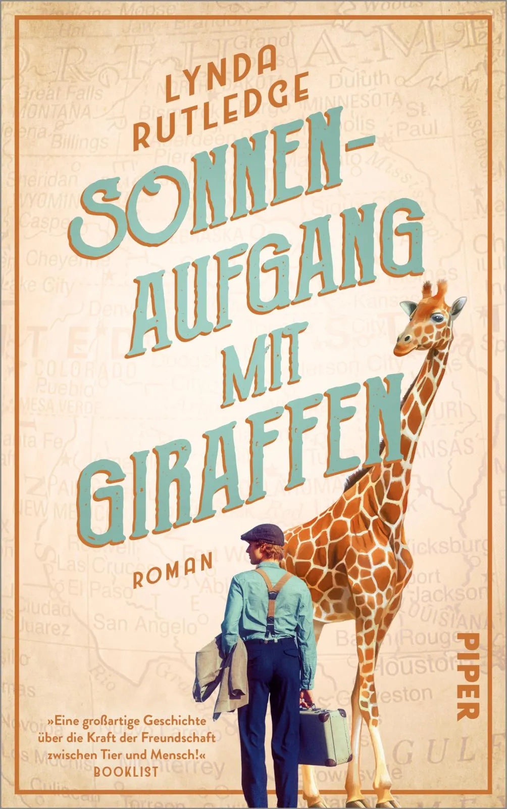 Buchcover von 'Sonnenaufgang mit Giraffen' - Gebundene Ausgabe von Lynda Rutledge