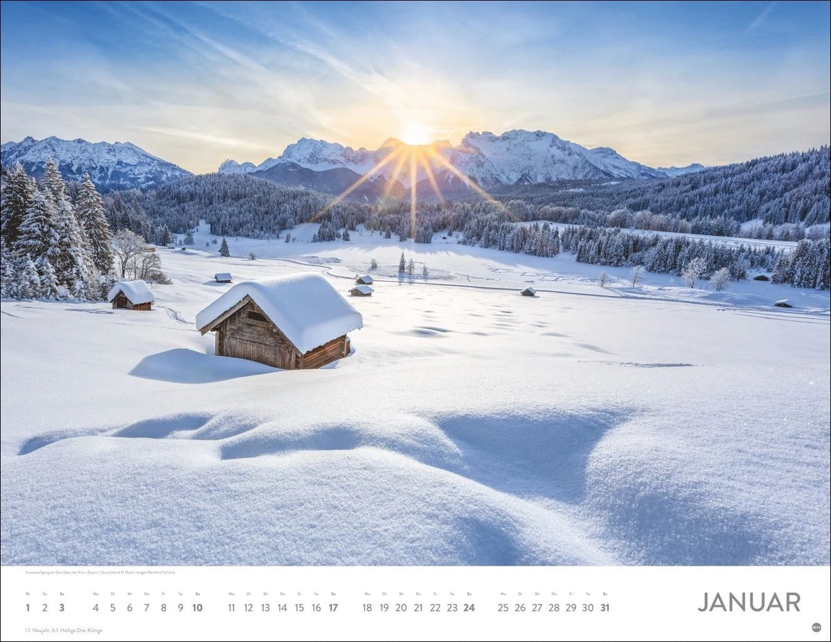 Sonnenzauber Posterkalender 2027 – Ansicht