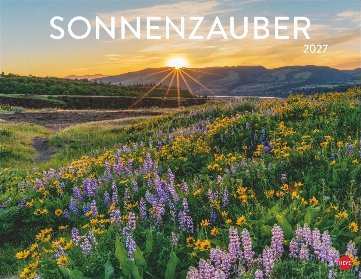 Wandkalender: Sonnenzauber Posterkalender 2027