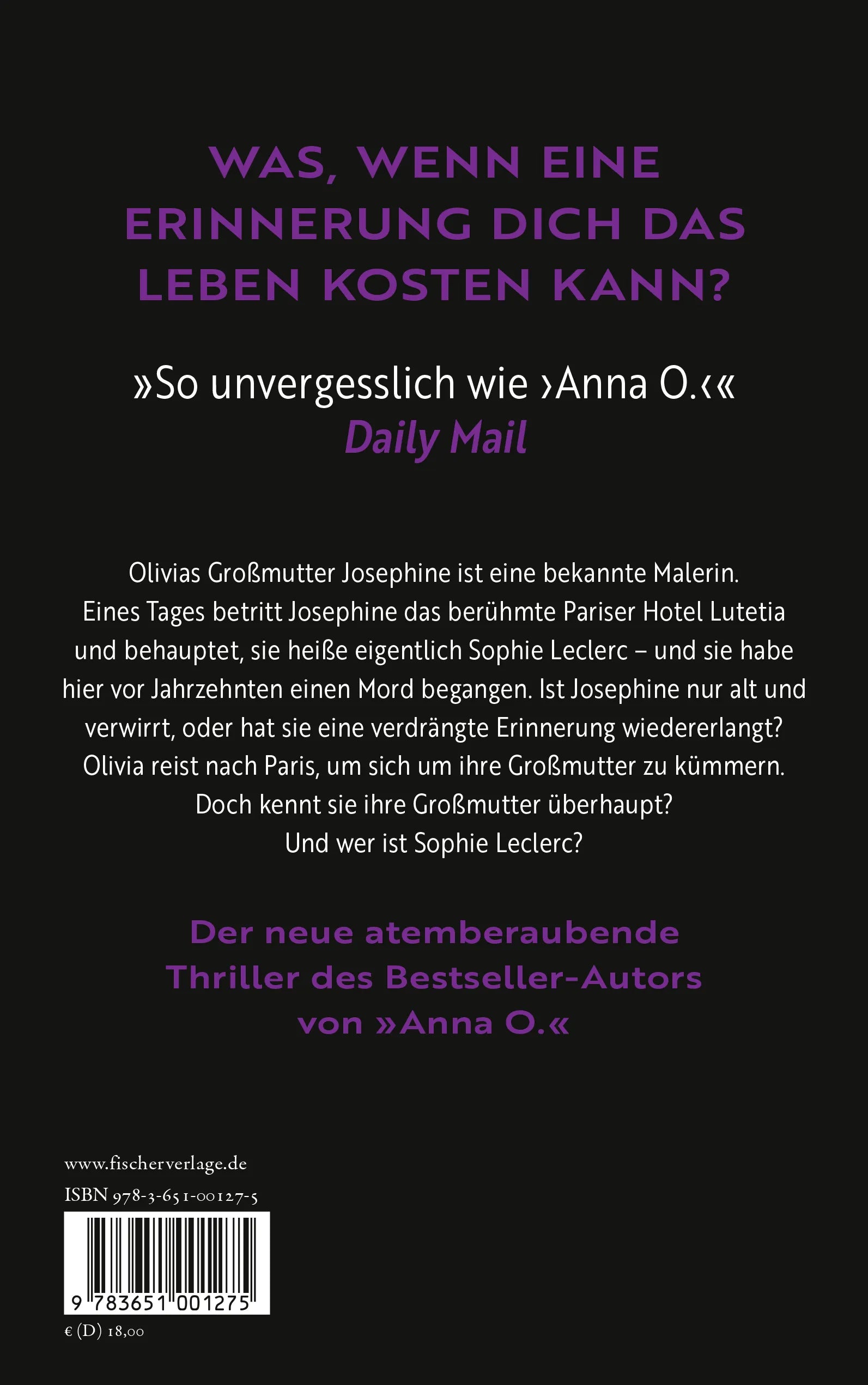 Rückseite: Sophie L. (Paperback)