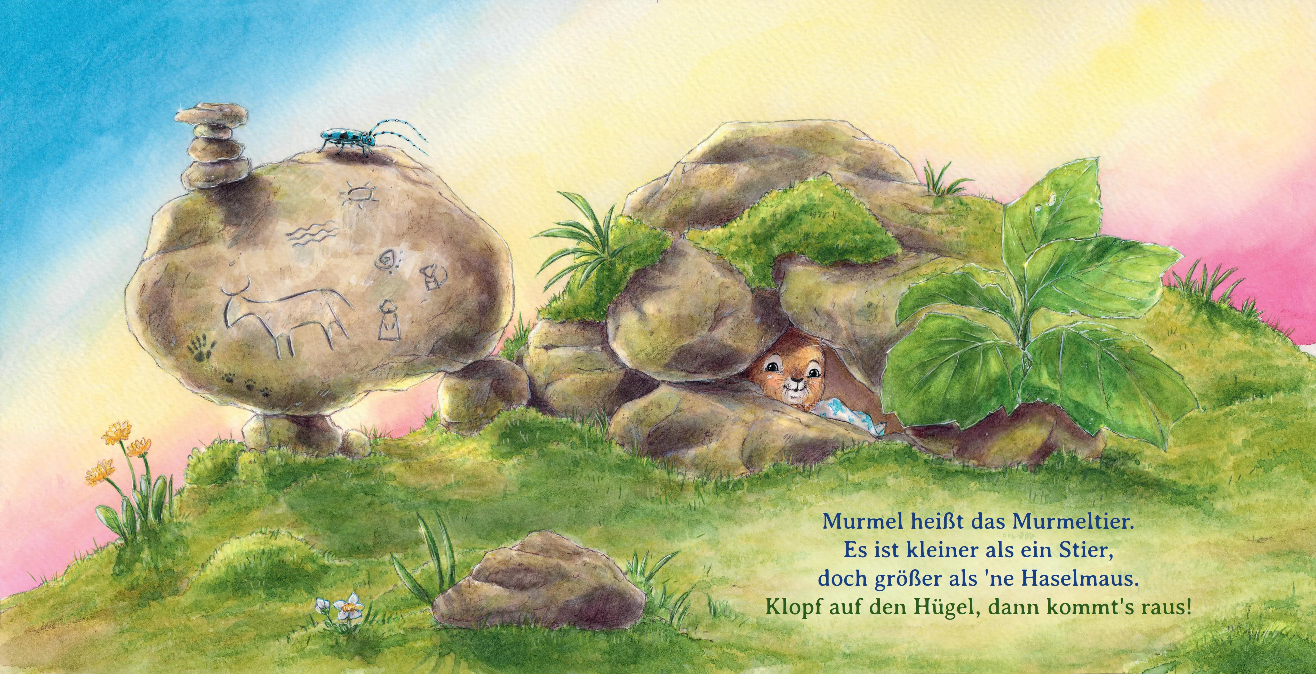 Produktansicht: Ab ins Bett mit dir, kleines Murmeltier! (Gebundene Ausgabe)