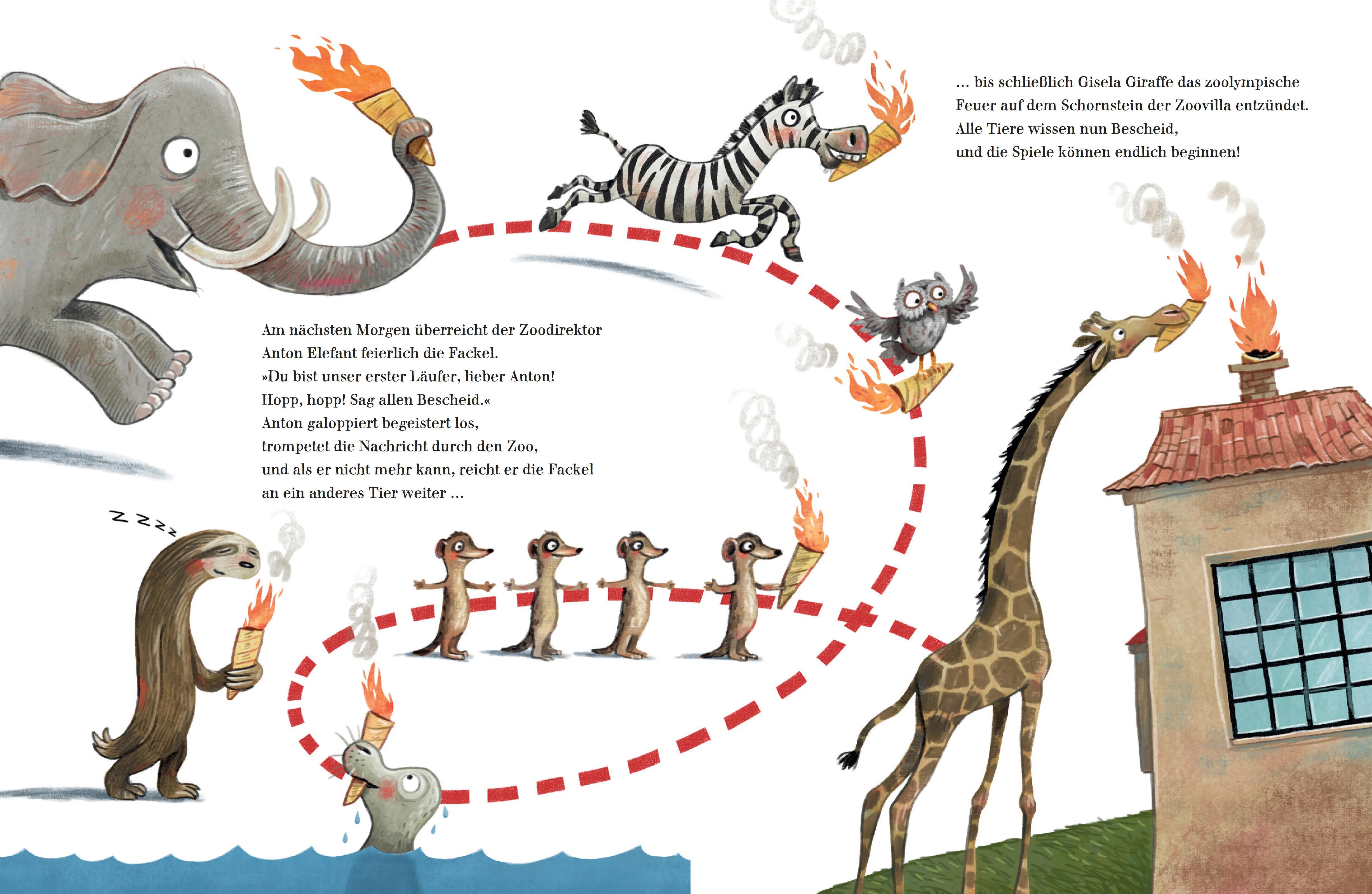 Produktansicht: Die großen Spiele im Zoo (Gebundene Ausgabe)