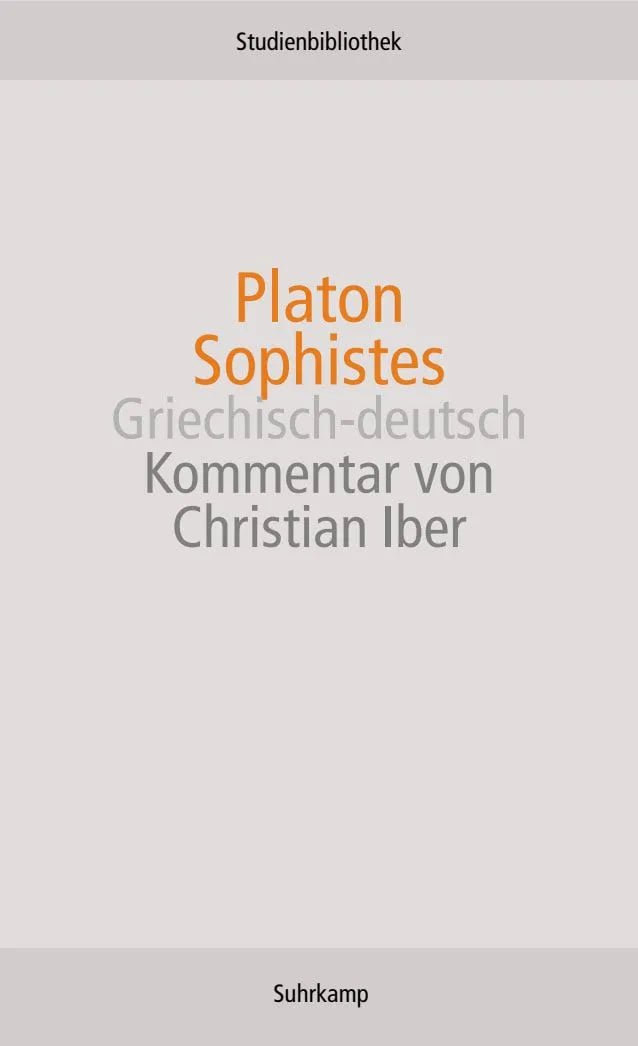 Cover: Sophistes (Taschenbuch) von Platon