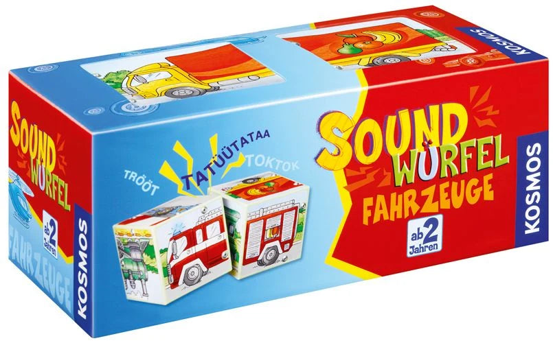 Gesellschaftsspiel: Soundwürfel Fahrzeuge