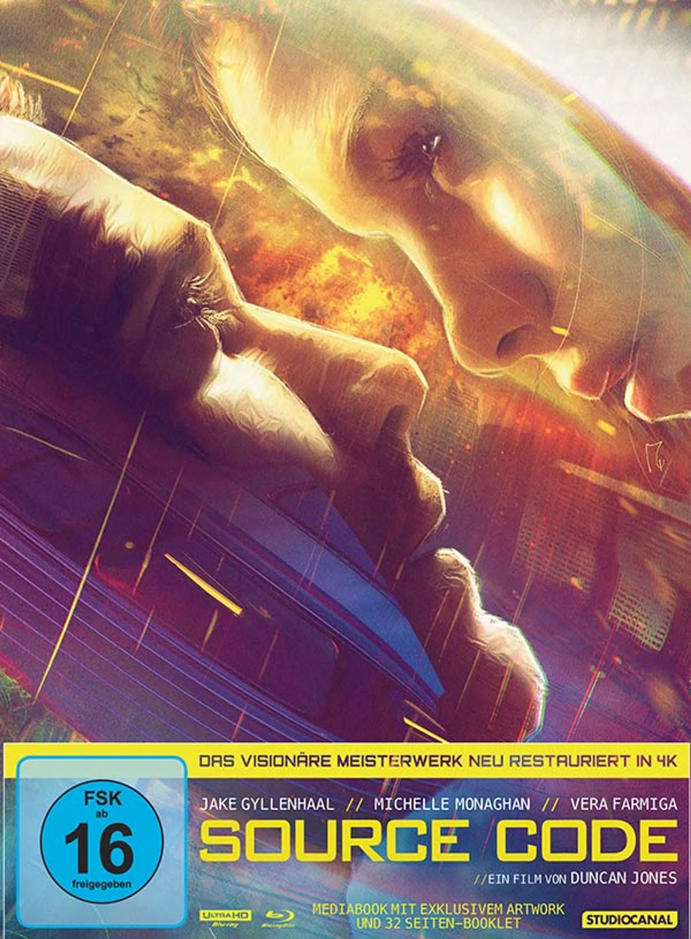 4K UHD Blu-ray-Cover: Source Code. Regie: Duncan Jones
