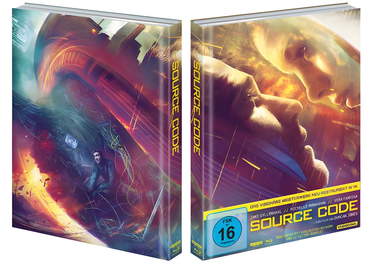 Filmszene 1 aus Source Code (Mediabook) – 4K UHD Blu-ray. Regie: Duncan Jones