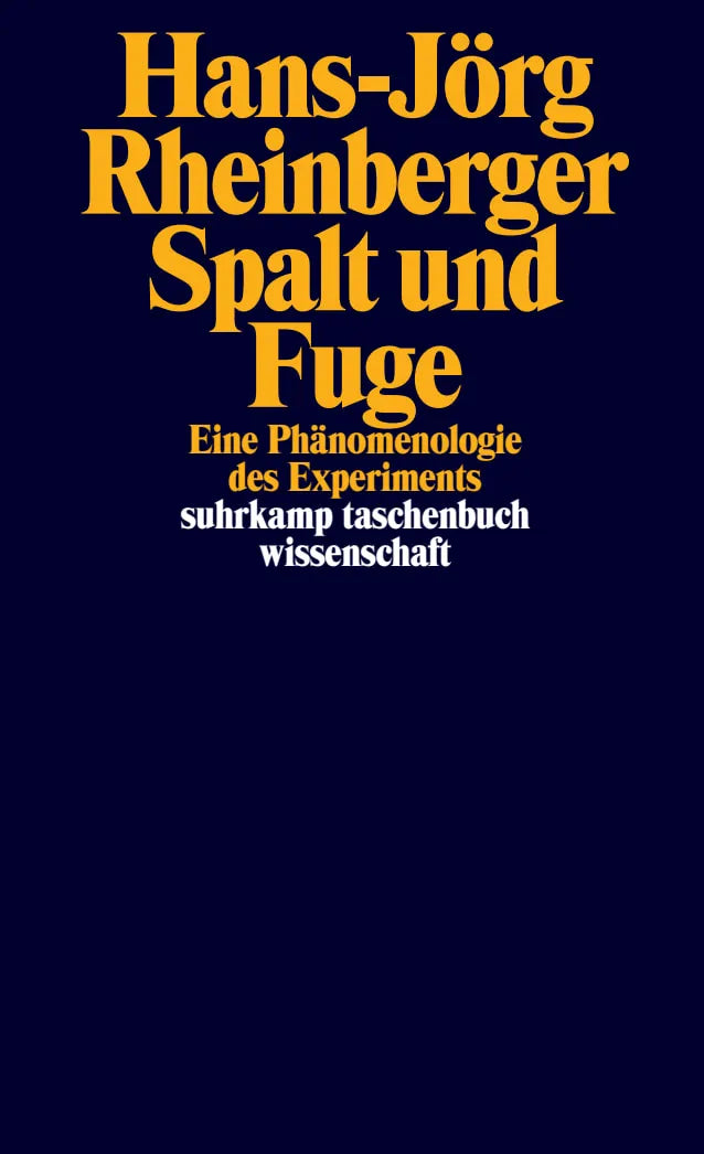 Buchcover von 'Spalt und Fuge' - Taschenbuch von Hans-Jörg Rheinberger