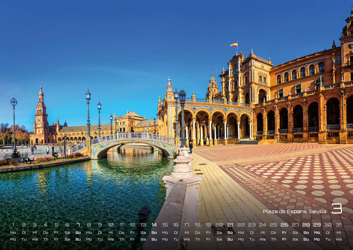 Spanien – Viva España - 2027 - Kalender DIN A2 – Ansicht