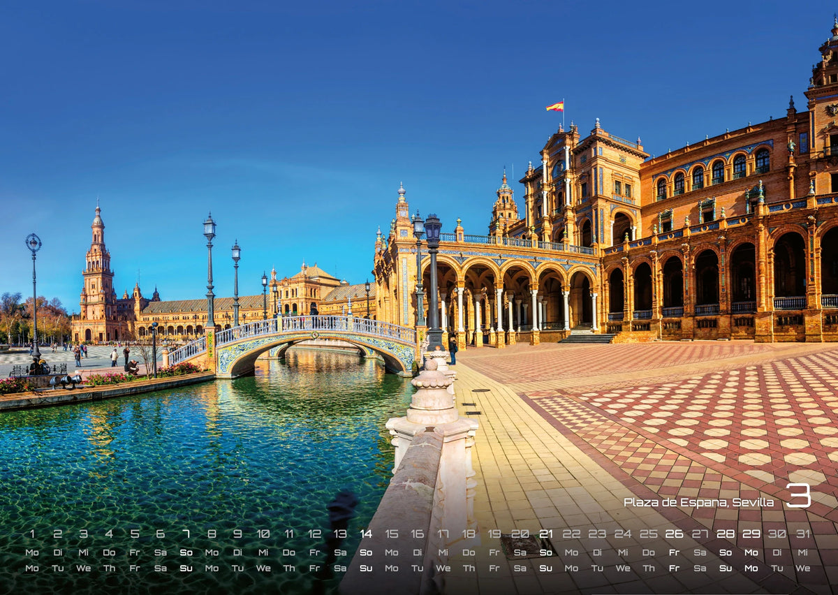 Spanien – Viva España - 2027 - Kalender DIN A3 – Ansicht