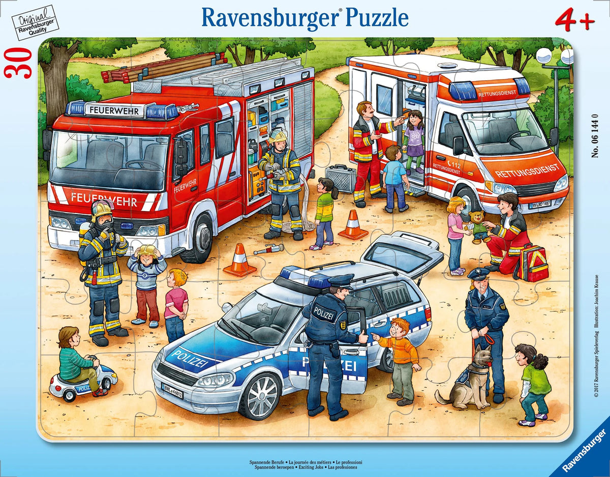 Kinderpuzzle: Kinderpuzzle 30 Teile - Spannende Berufe