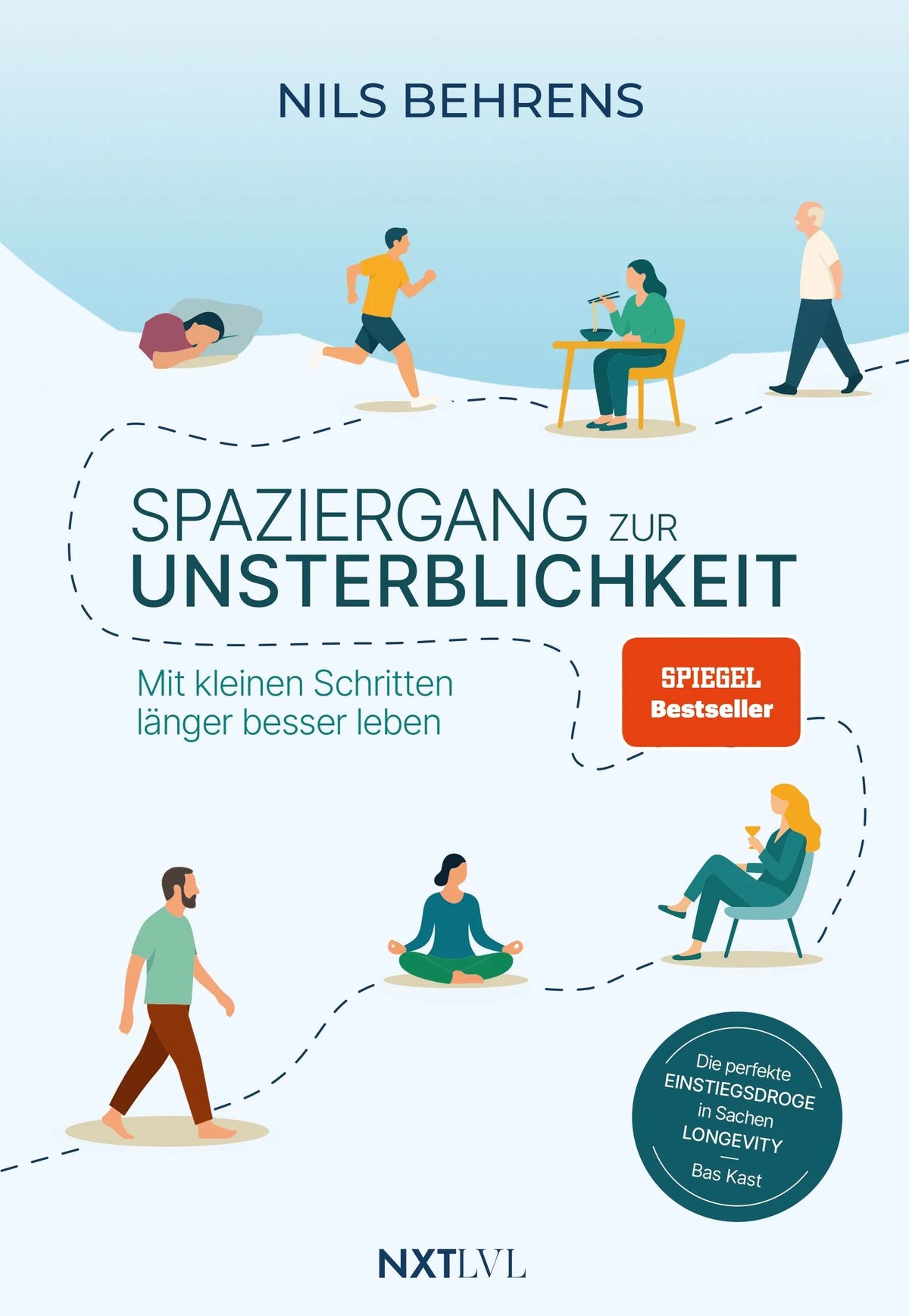 Cover: Spaziergang zur Unsterblichkeit (Hardcover) von Nils Behrens