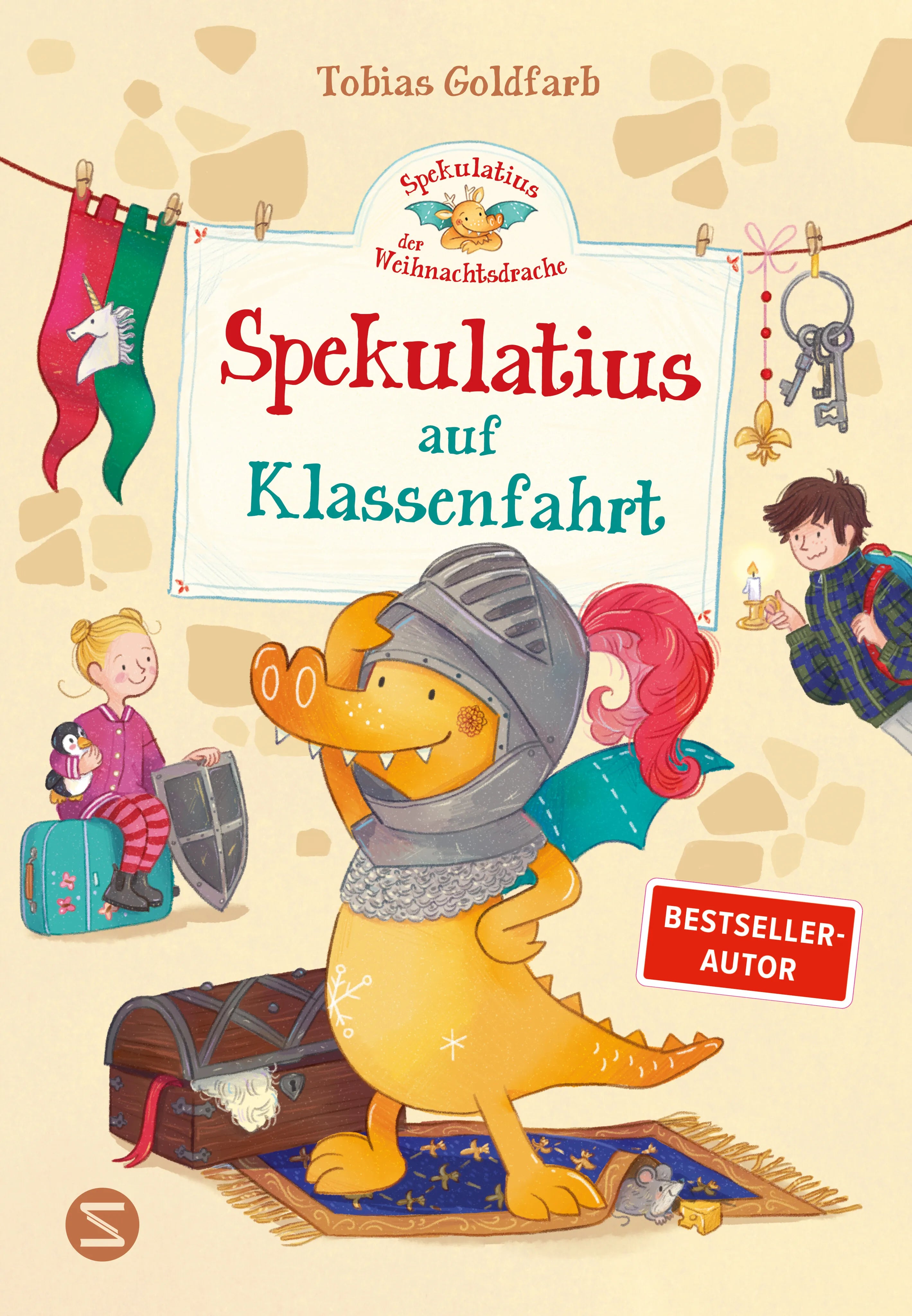 Buchcover von 'Spekulatius, der Weihnachtsdrache. Spekulatius auf Klassenfahrt' - Gebundene Ausgabe von Tobias Goldfarb
