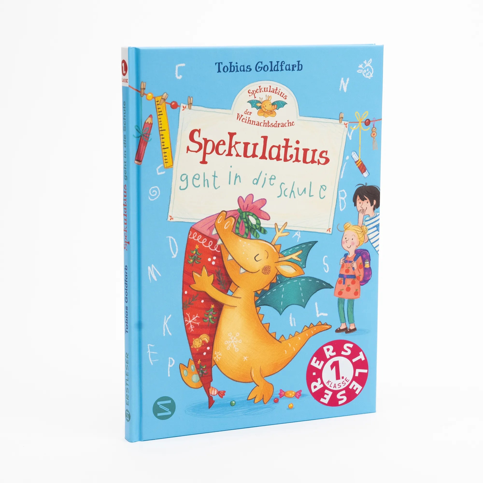 Detailansicht: Spekulatius, der Weihnachtsdrache. Spekulatius geht in die Schule (Hardcover)