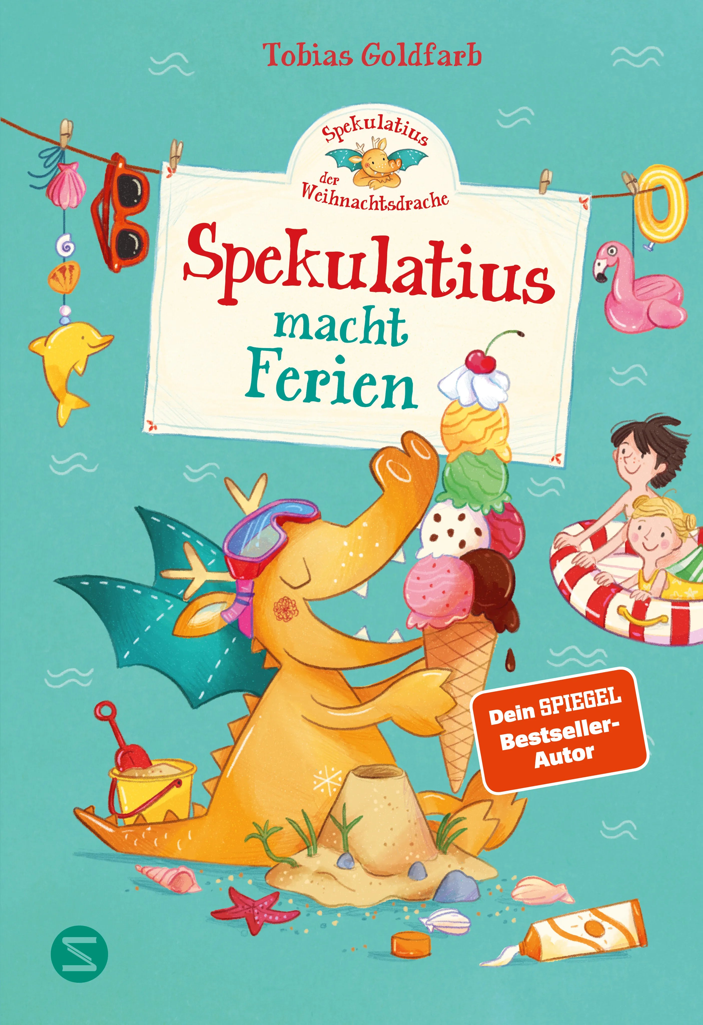 Buchcover von 'Spekulatius, der Weihnachtsdrache. Spekulatius macht Ferien' - Gebundene Ausgabe von Tobias Goldfarb