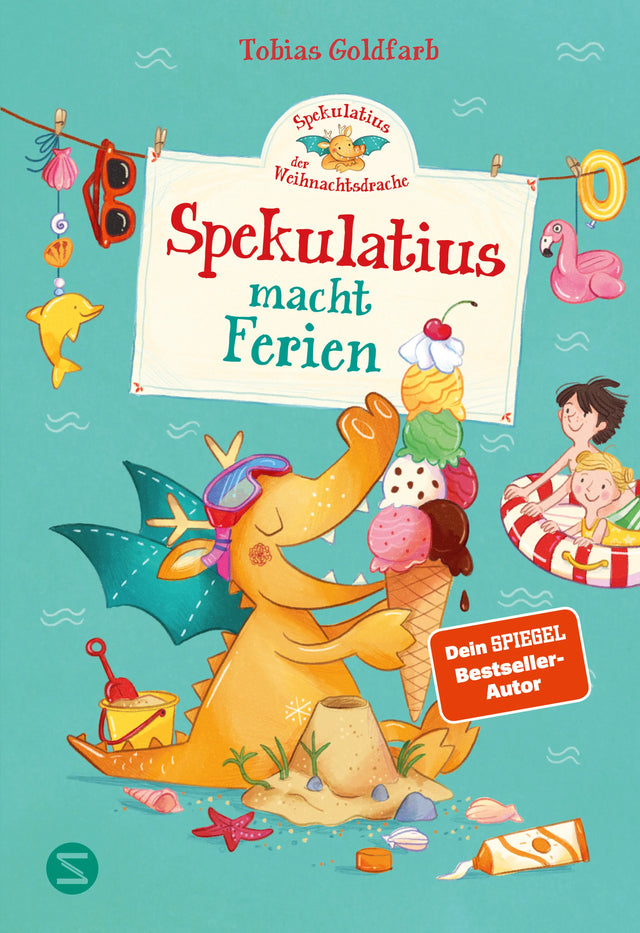 Buchcover von 'Spekulatius, der Weihnachtsdrache. Spekulatius macht Ferien' - Gebundene Ausgabe von Tobias Goldfarb