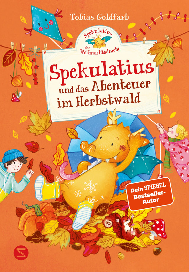 Buchcover von 'Spekulatius, der Weihnachtsdrache. Spekulatius und das Abenteuer im Herbstwald' - Gebundene Ausgabe von Tobias Goldfarb