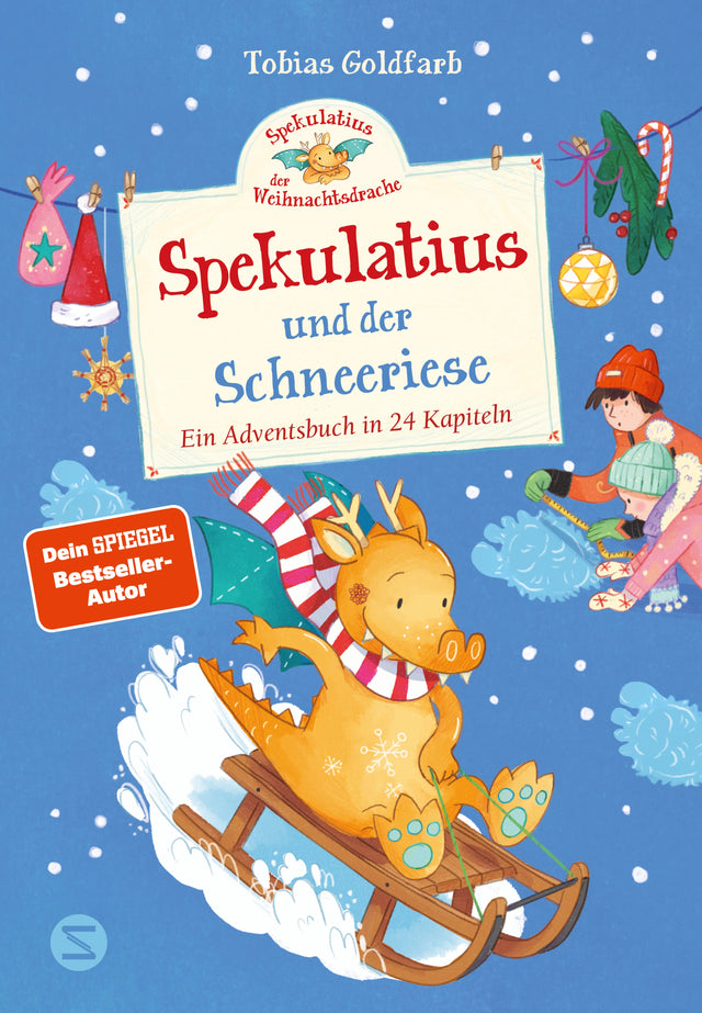 Buchcover von 'Spekulatius, der Weihnachtsdrache. Spekulatius und der Schneeriese' - Gebundene Ausgabe von Tobias Goldfarb