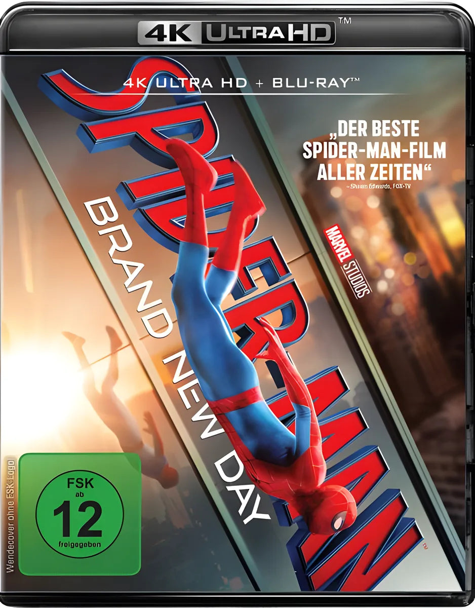 4K UHD Blu-ray-Cover: Spider-Man: Brand New Day. Regie: Destin Daniel Cretton