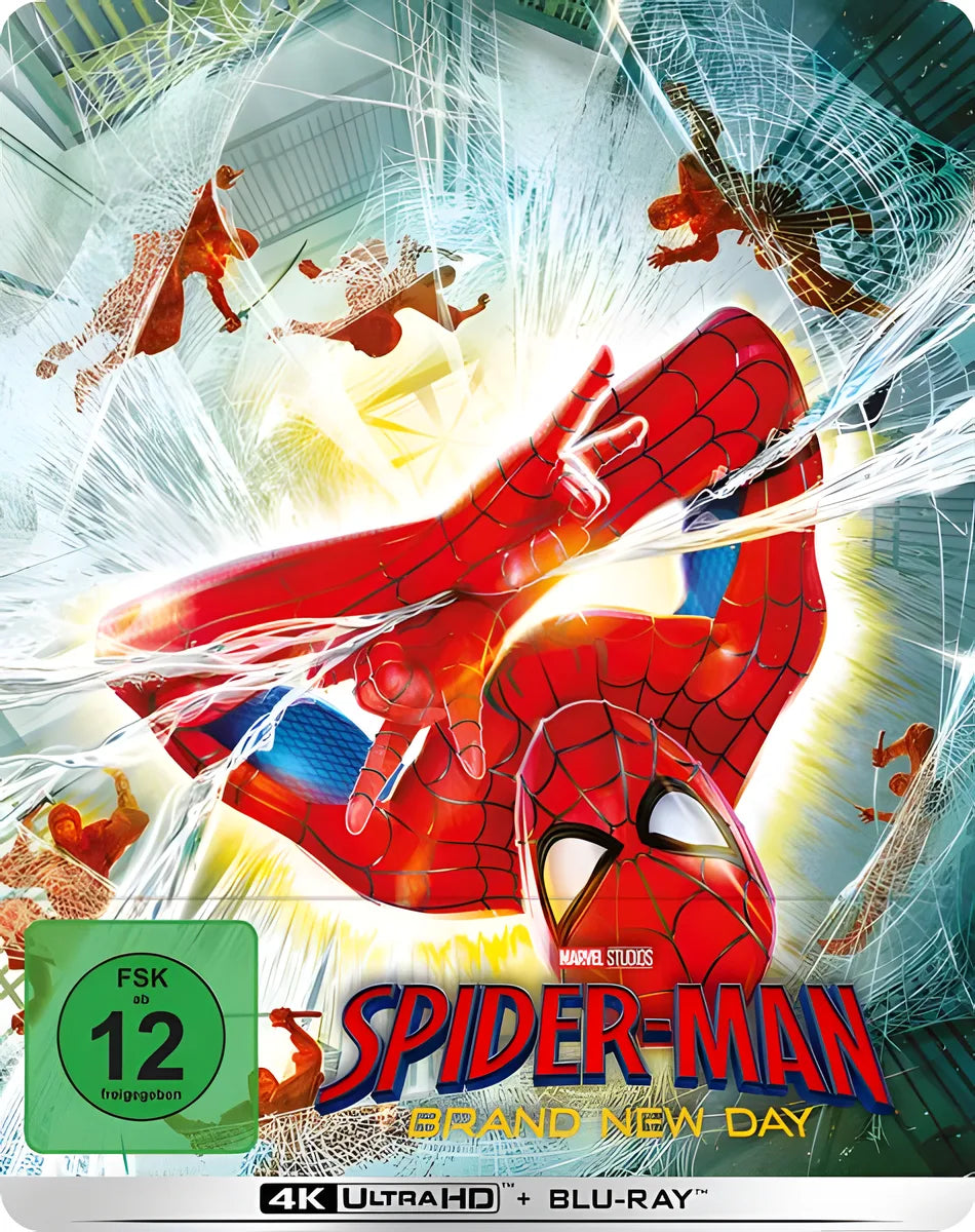 4K UHD Blu-ray-Cover: Spider-Man: Brand New Day (Steelbook A). Regie: Destin Daniel Cretton