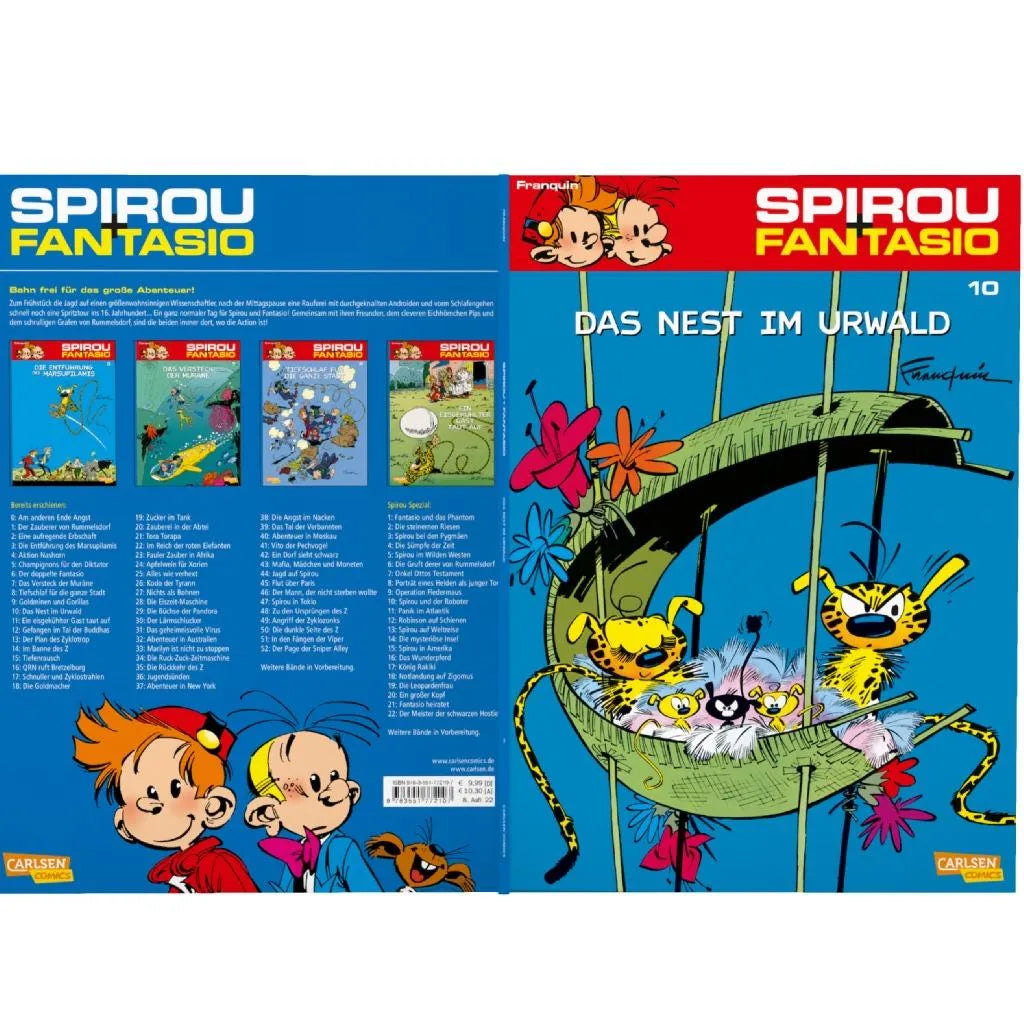 Produktansicht: Spirou und Fantasio 10: Das Nest im Urwald (Taschenbuch)