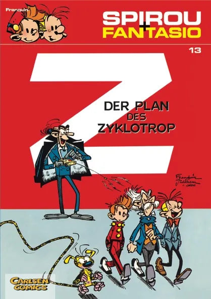 Buchcover von 'Spirou und Fantasio 13: Der Plan des Zyklotrop' - Taschenbuch von André Franquin