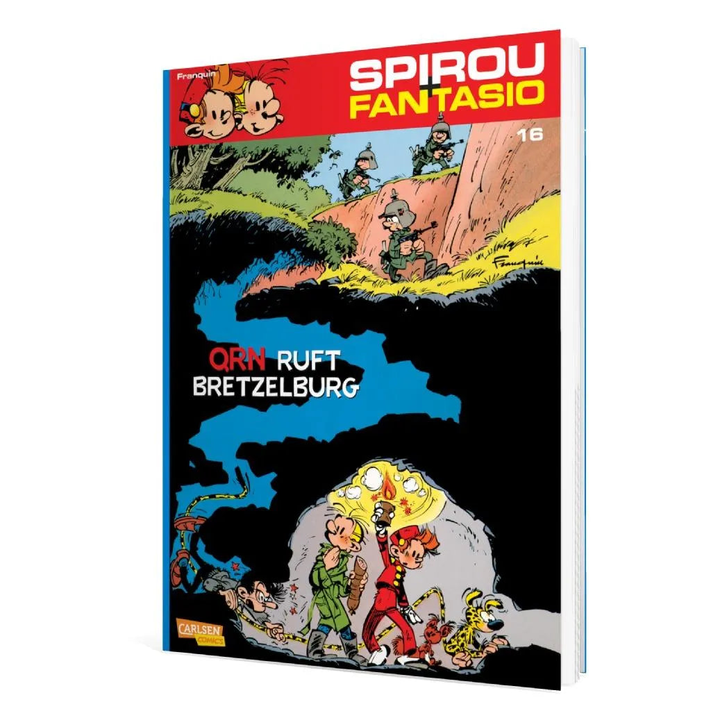 André Franquin - Spirou und Fantasio 16: QRN ruft Bretzelburg